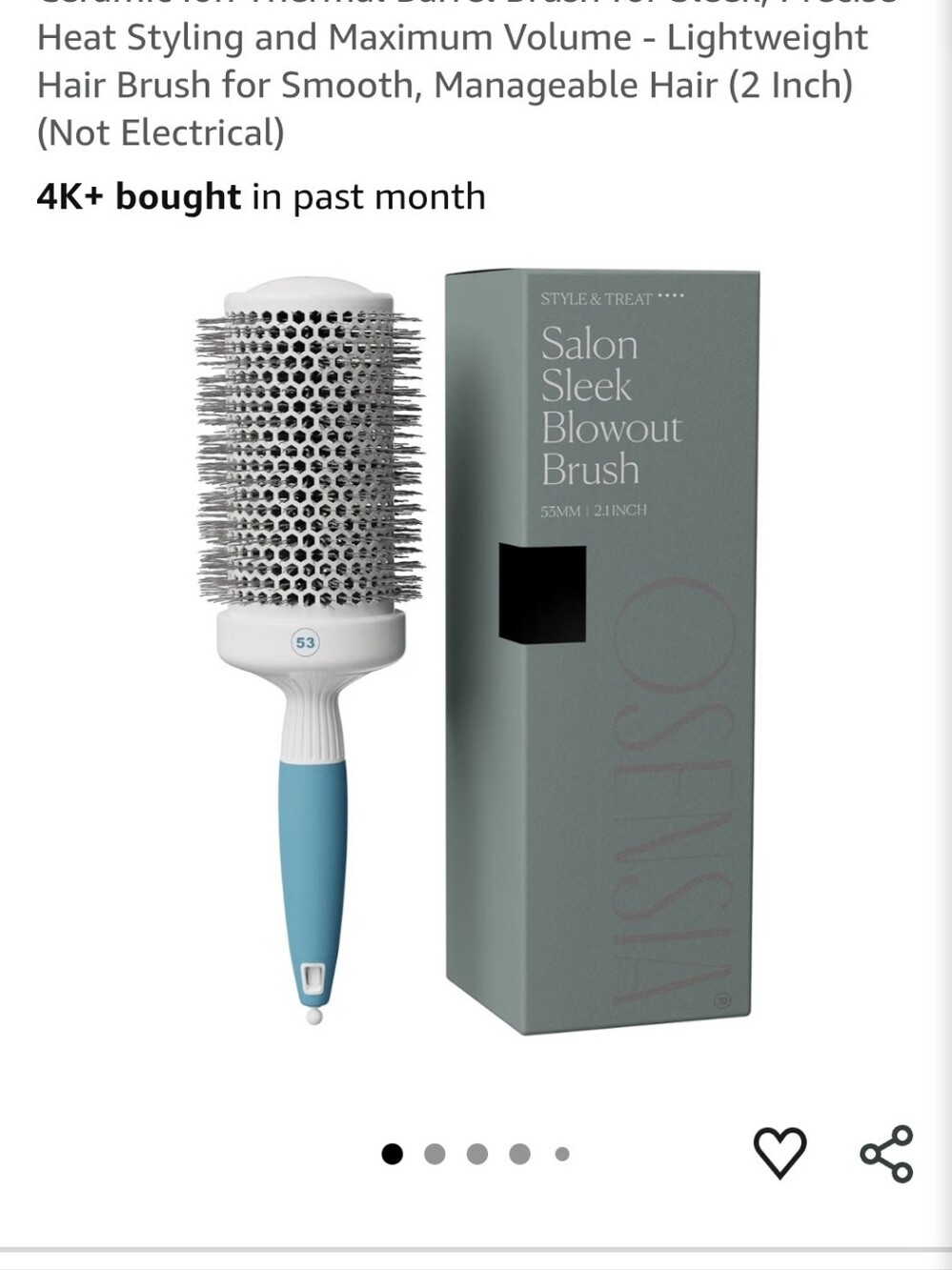 Salon Sleek Blowout Brush - Blue